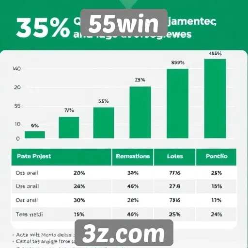Estatísticas de jogadores ativos no 55win mostram crescimento