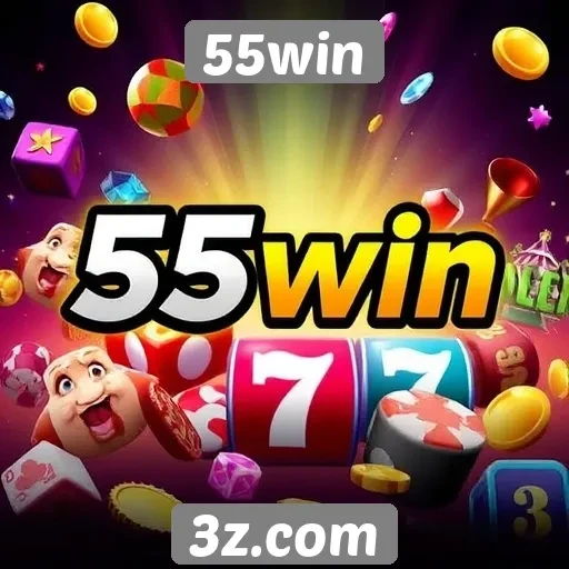 A diversidade de jogos disponíveis no 55win