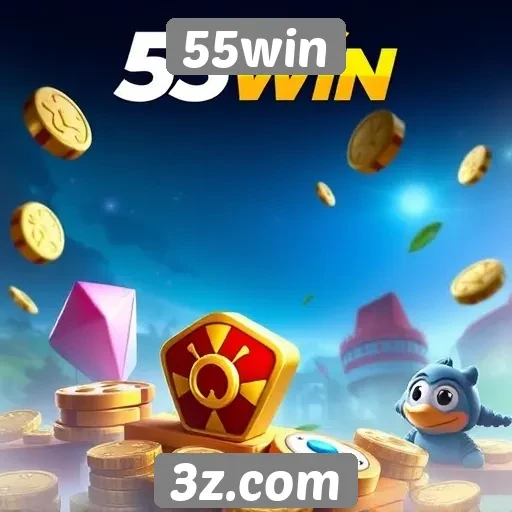 Diversidade de jogos disponíveis na 55win