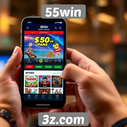 Acessibilidade do site 55win em dispositivos móveis