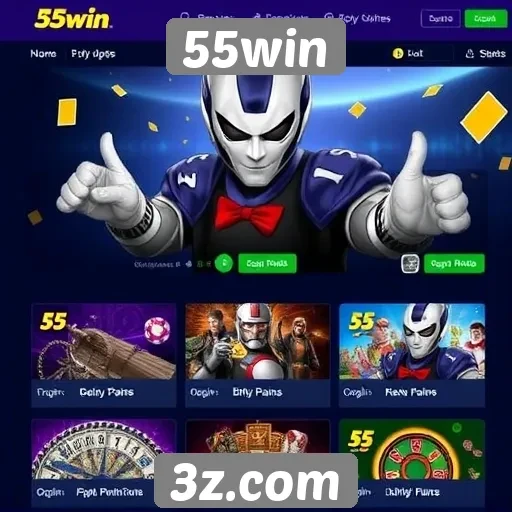 Análise das funcionalidades do site 55win